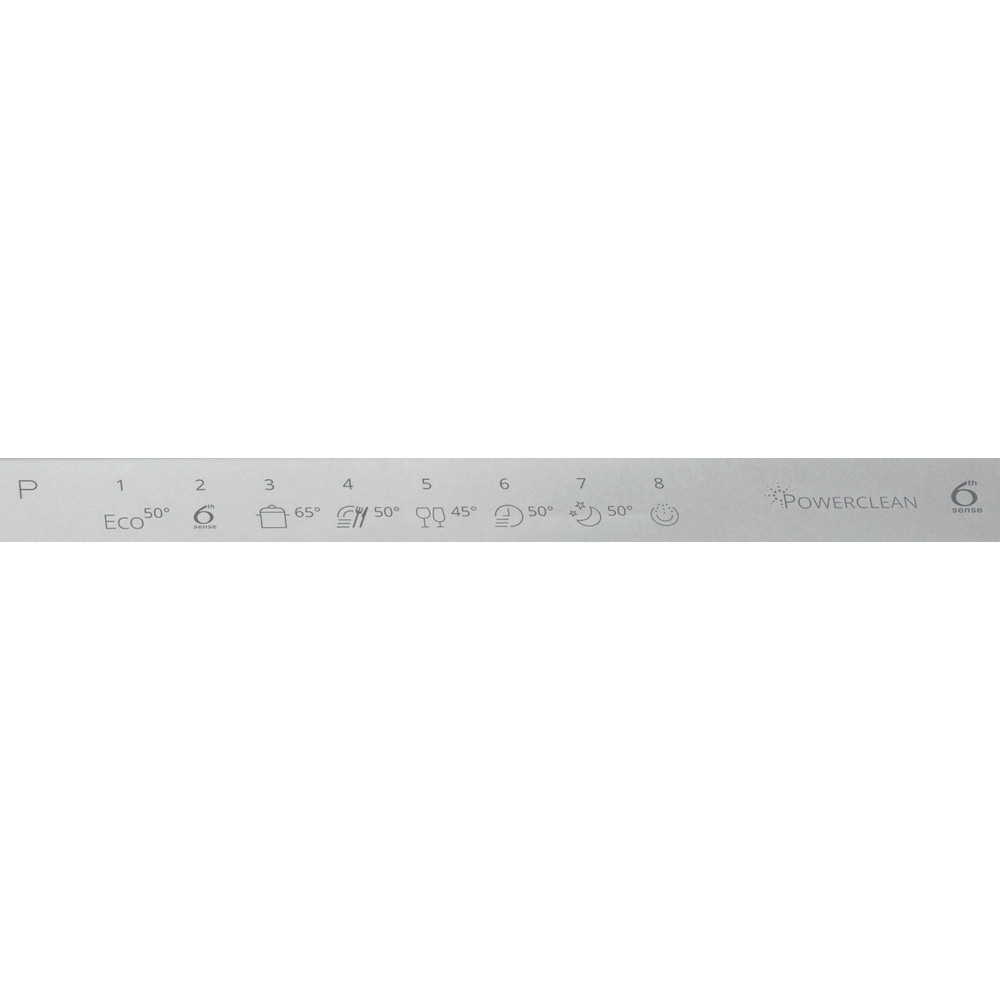 Whirlpool Lavavajillas Encastre WIC 3C34 PFE S Full-integrated D Program