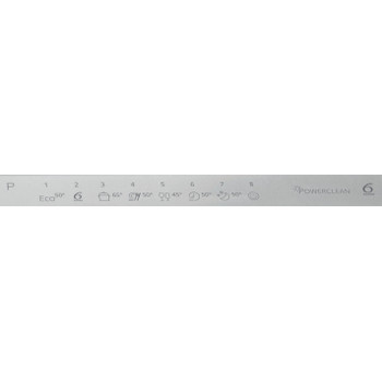 Whirlpool Lavavajillas Encastre WIC 3C34 PFE S Full-integrated D Program