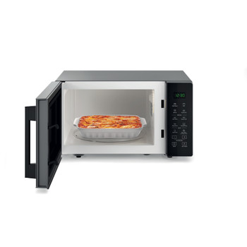 Whirlpool Micro-ondas Livre Instalação MWP 254 SB Preto Eletrónico 25 MO + Função Grill 900 Frontal open