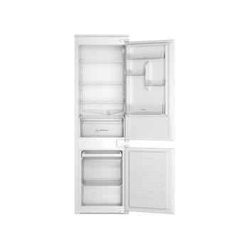 Indesit Combinado Encastre INC18D011A1 LH Branco 2 doors Frontal open