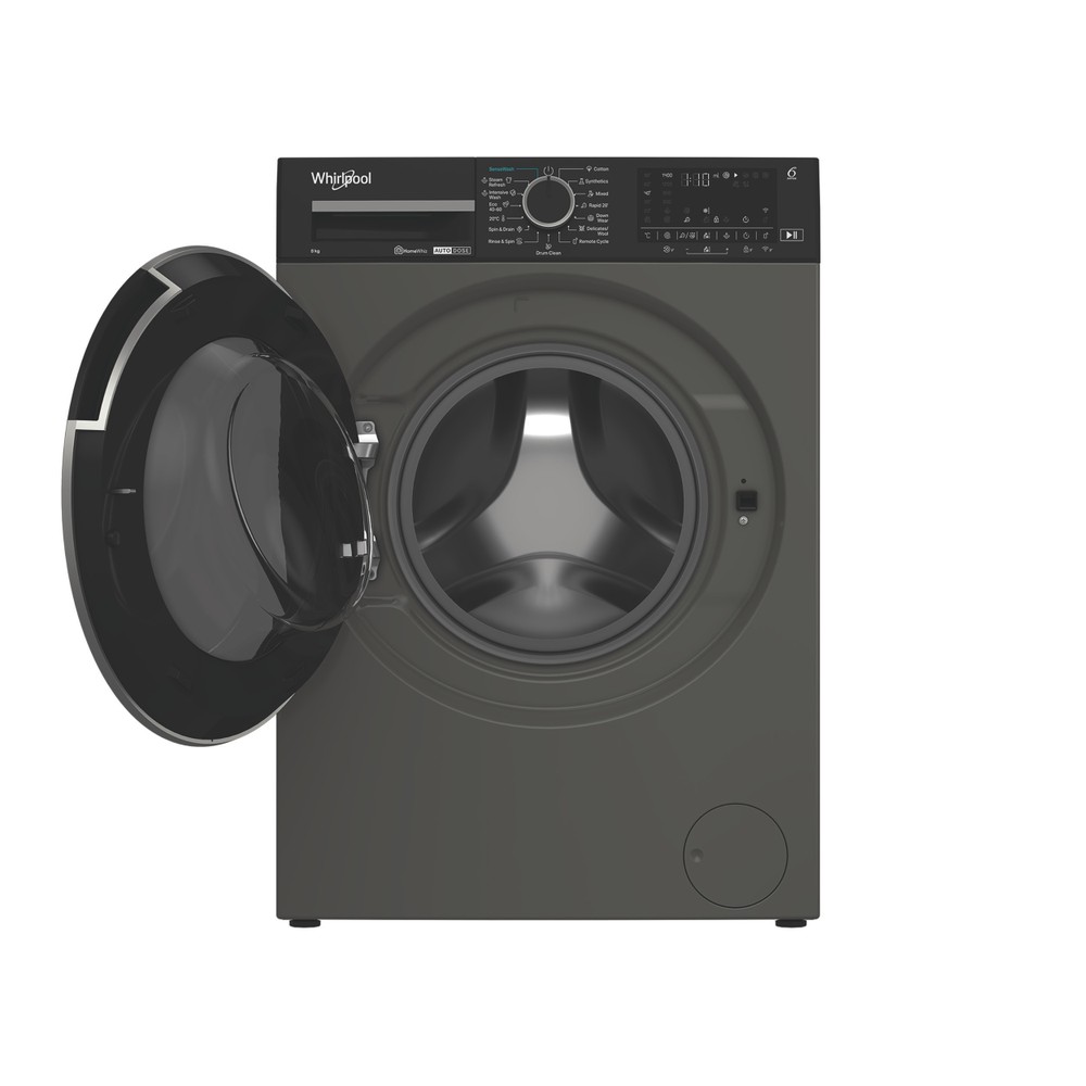 Whirlpool Perilica za rublje Samostojeći WPM 87G ADS EE Manhattan Grey Prednje punjenje A Frontal open