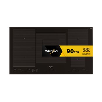 Whirlpool Table de cuisson WT 1090 BA Noir Induction vitroceramic Frontal