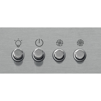 Indesit Campana Encastre IHBS 9.4 LM X Inox Wall-mounted Mecánico Control panel