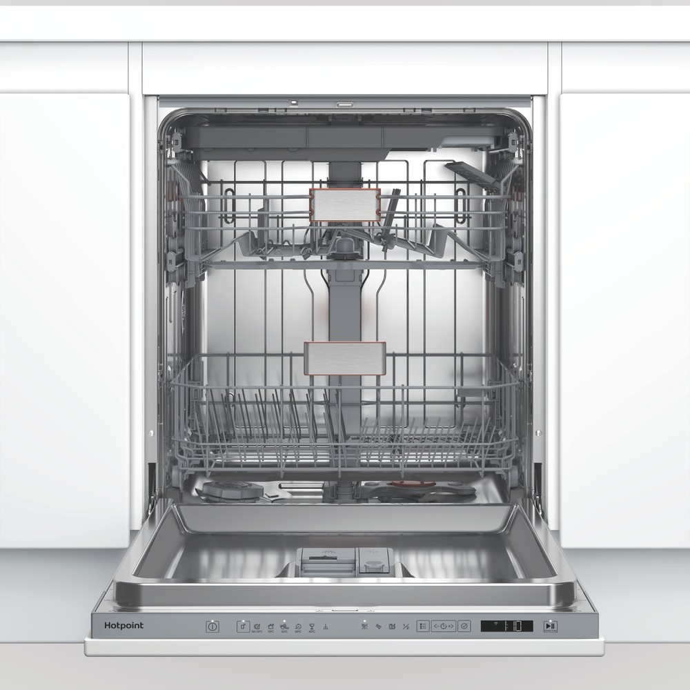 Hotpoint Lavavajillas Incorporado HDI LYM B5S K Full-integrated B Frontal open