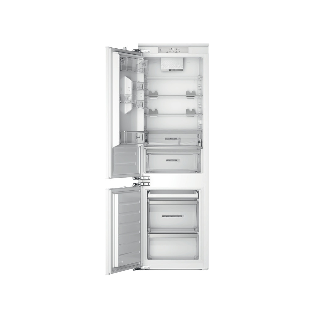 Bauknecht Réfrigérateur combiné Appareil encastrable BKC18D013C2 SF LH Blanc 2 portes Frontal open