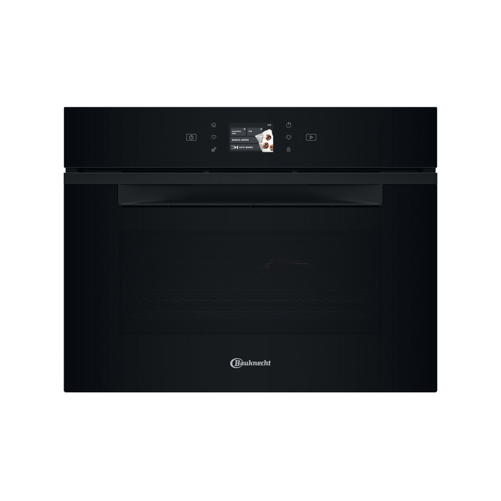 Bauknecht Mikrowelle Einbaugerät BCW11O7FHTSKA Schwarz Elektronisch 53 Kombinationsbetrieb mit Mikrowelle 950 Frontal