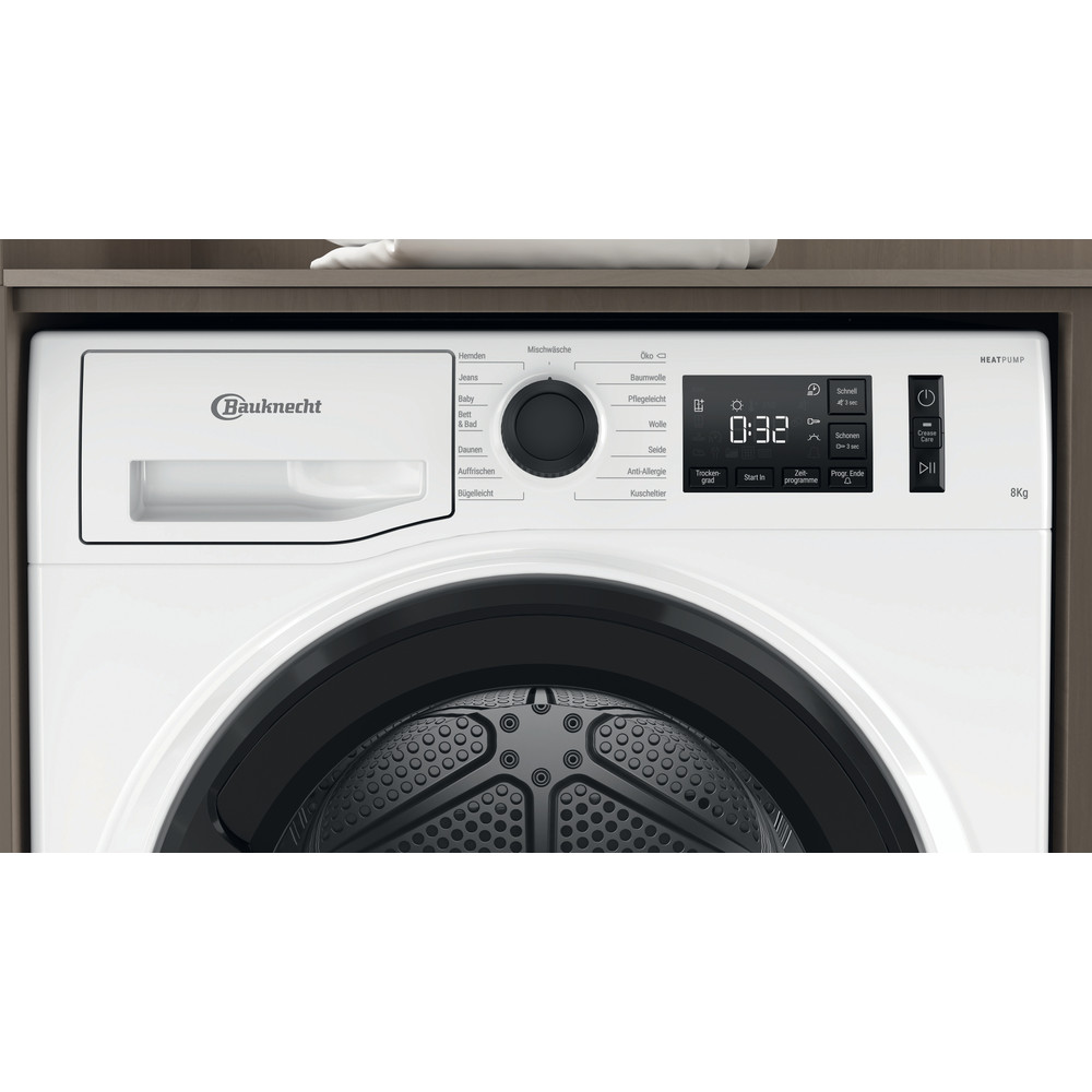 Bauknecht Tørretumbler T Soft M11 82 N Hvid Control panel