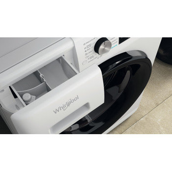 Whirlpool Pračka se sušičkou Volně stojící FFWDD 1076258 BV EU Bílá Předem plněná Drawer