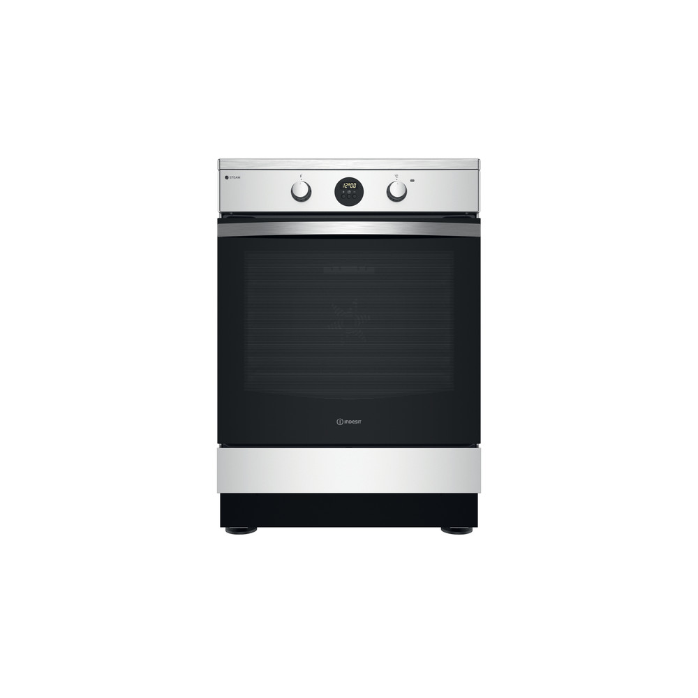 Indesit Cuisinière IS67IQ8CCX/FR Inox Electrique Frontal