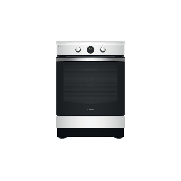 Indesit Cuisinière IS67IQ8CCX/FR Inox Electrique Frontal