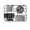 Whirlpool Dishwasher Free-standing WH2FE10CS80XUK Free-standing E Perspective