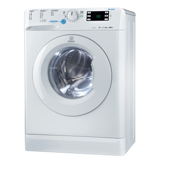 Indesit Перална машина Свободностоящи XWSE 61052 W EU Бял Предно зареждане A++ Perspective