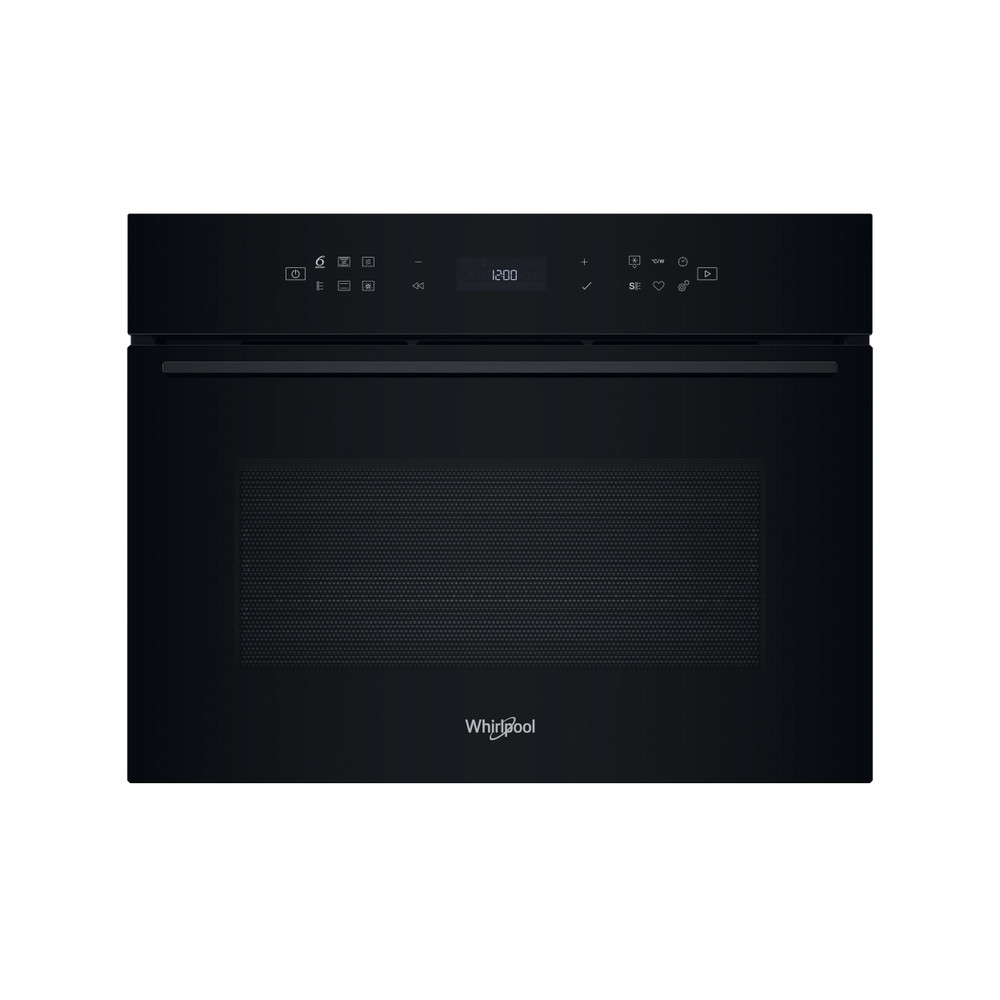 Whirlpool Microgolfoven Inbouw WCW7O7HTSB Zwart Elektronisch 53 Combimicrogolfoven 950 Frontal