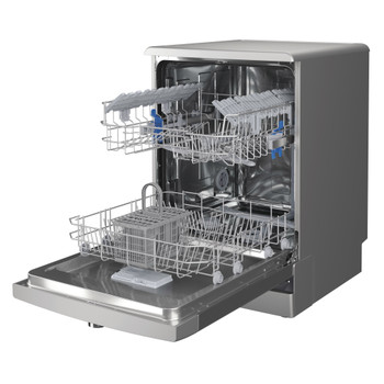 Indesit Lavavajillas Libre instalación DFE 1B19 X Libre instalación F Perspective open