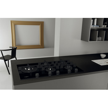 Whirlpool Hob GOWL 958/NB Black Gas Lifestyle perspective