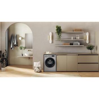 Whirlpool Máquina de lavar roupa Livre Instalação FFB 9489 SBV SPT Prata Carga Frontal A Lifestyle frontal