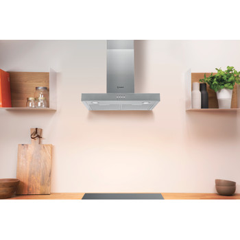 Indesit Campana Encastre IHBS 6.5 LM X Inox Wall-mounted Mecánico Lifestyle frontal