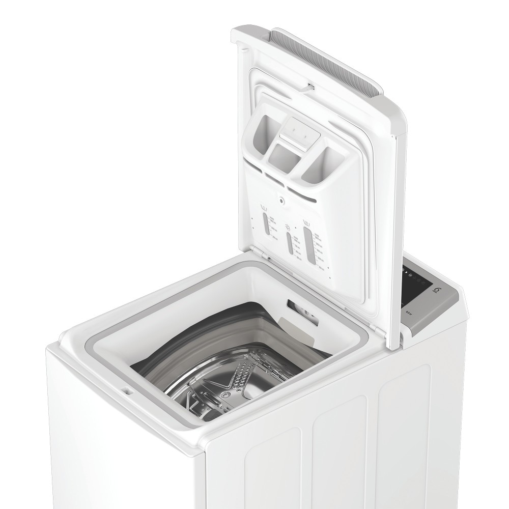 Whirlpool Пральна машина Соло TW6521DSFCUA Білий Top loader відсутній Perspective open