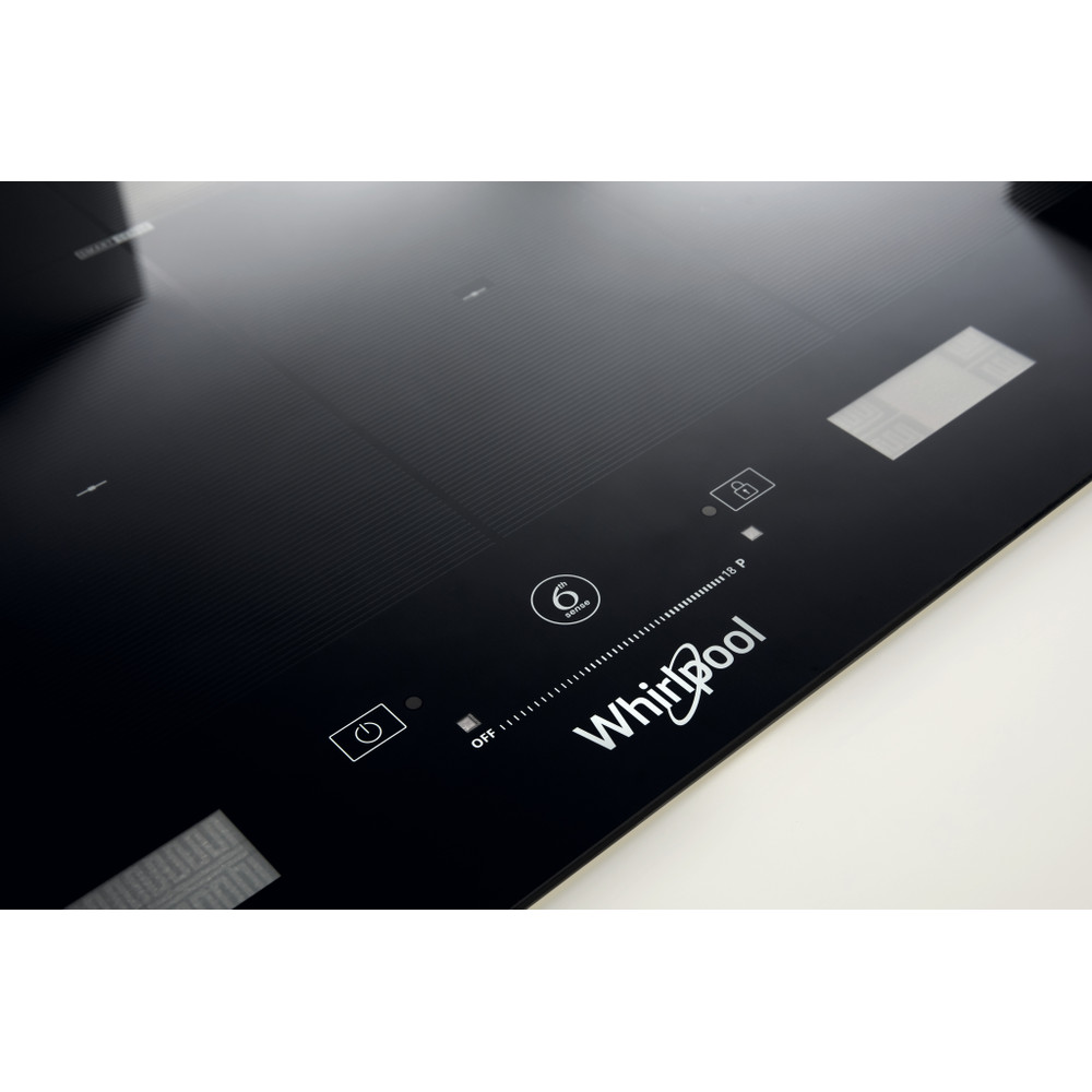 Whirlpool Table de cuisson SMP 658C/NE/IXL Noir Induction vitroceramic Lifestyle control panel