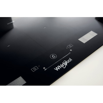 Whirlpool Table de cuisson SMP 658C/NE/IXL Noir Induction vitroceramic Lifestyle control panel