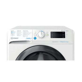 Indesit Mašina za pranje i sušenje veša Samostojeći BDE 107436 WKV EE Bijela prednje punjenje Control panel