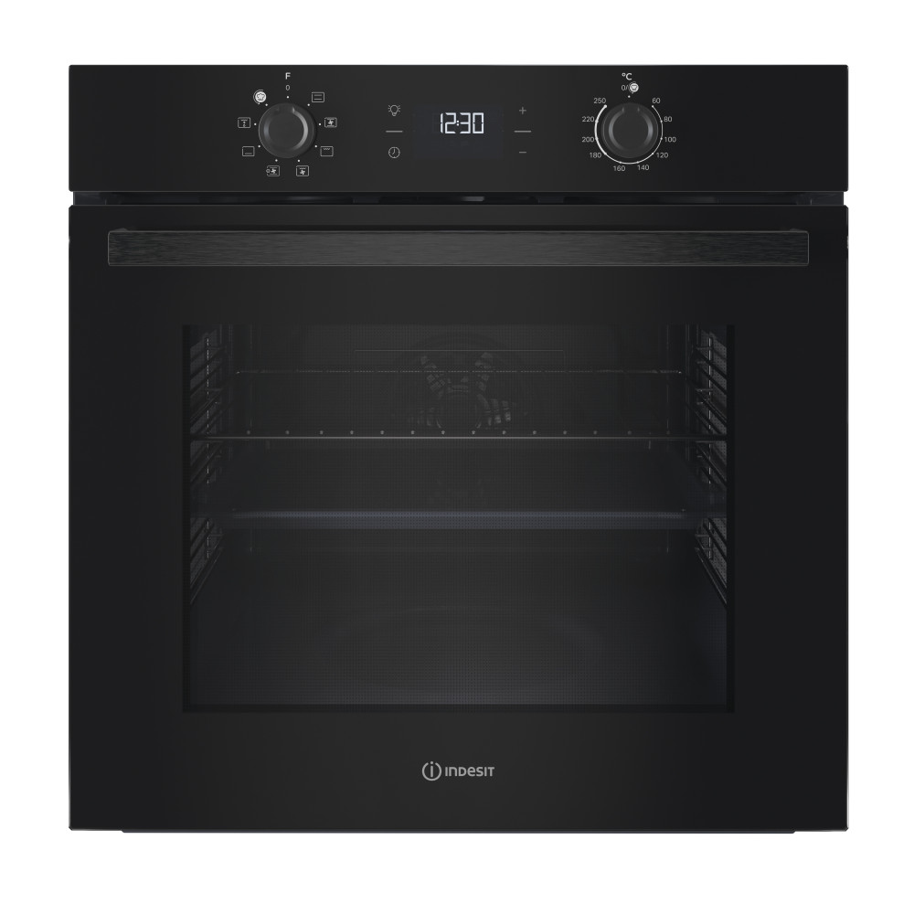 Indesit Φούρνος Εντοιχιζόμενο IO K55C B Ηλεκτρική A Frontal