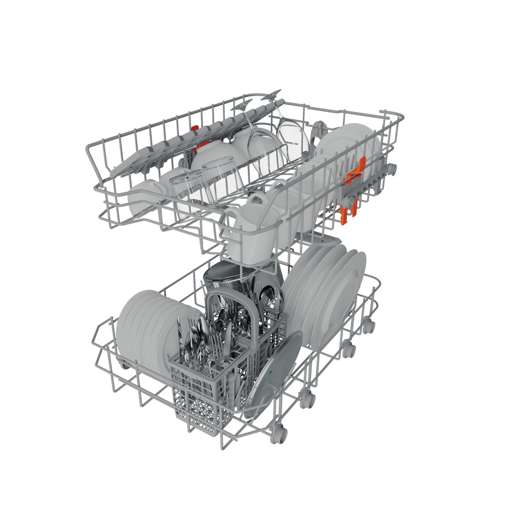 Hotpoint_Ariston Zmywarka Zabudowa HSIE 2B19 W pełni zintegrowany F Technical Translucent