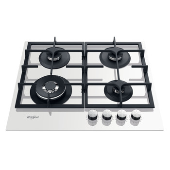 Whirlpool Варильна поверхня GOFL 629/WH Білий Газова Frontal top down