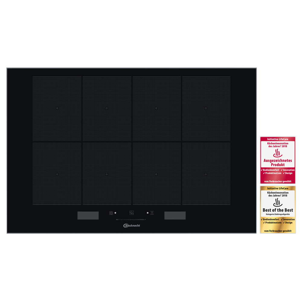 Bauknecht Table de cuisson CTAC 8780AFS AL Noir Induction vitroceramic Award