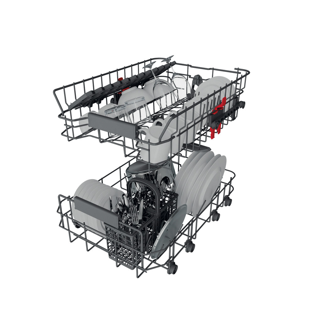 Whirlpool Perilica posuđa Ugradbeni WSIC 3M17 Full-integrated F Technical Translucent