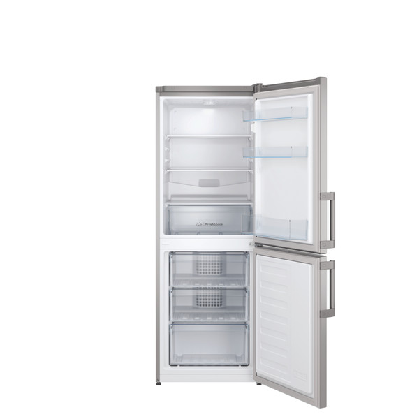 Indesit Fridge-Freezer Combination Free-standing IB55 532 S UK Silver 2 doors Frontal open