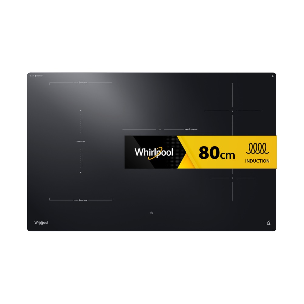 Whirlpool Kookplaat WTX8017DCF2 Zwart Induction vitroceramic Frontal