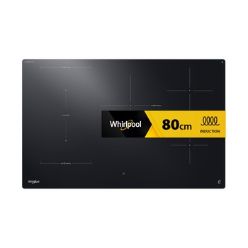 Whirlpool Kookplaat WTX8017DCF2 Zwart Induction vitroceramic Frontal