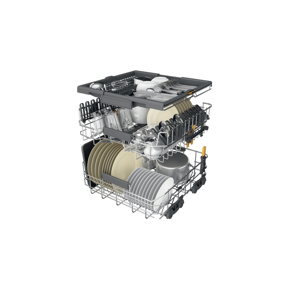 Whirlpool Myčka nádobí Volně stojící W7F HP33 A Volně stojící D Technical Translucent