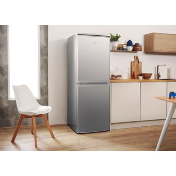 Indsit Racitor-congelator combinat Independent CAA 55 NX 1 Inox 2 doors Lifestyle perspective