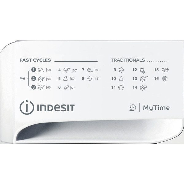Indesit Пральна машина Соло OMTWSE 61252 W EU Білий Front loader A+++ Program