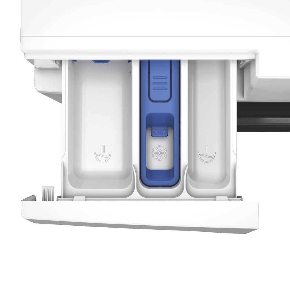 Hotpoint Lavadora Libre instalación HB 83 CARE SPT Blanco Cargador frontal A Drawer