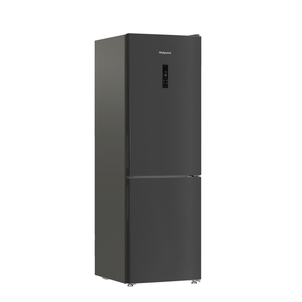 Hotpoint Fridge-Freezer Combination Free-standing HPK 26363 XBR5UK Black 2 doors Perspective