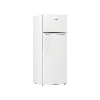 Whirlpool Combiné réfrigérateur congélateur Pose-libre WTMS 551221 WNA Blanc 2 portes Perspective