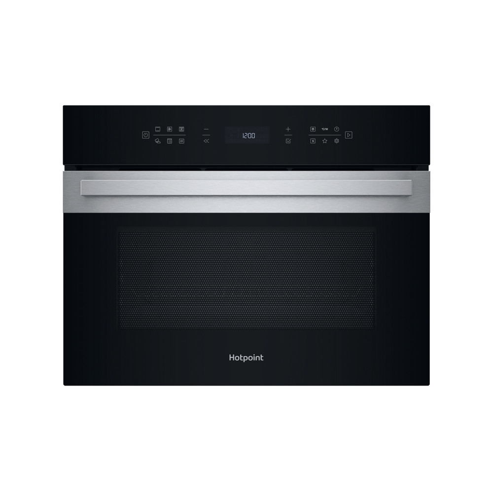 Hotpoint Microwave Built-in HCW7O7HTSXUK Inox Electronic 53 MW-Combi 950 Frontal