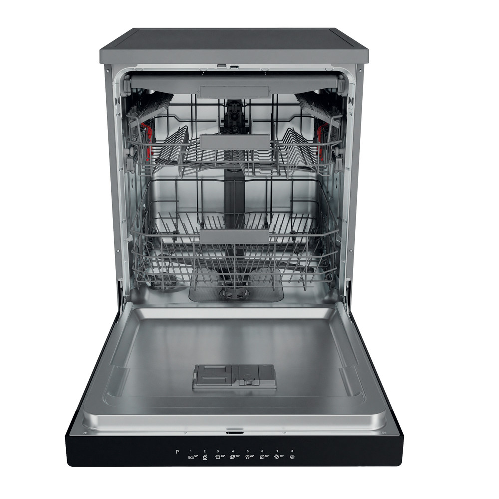 Whirlpool dishwasher: inox colour, full size 