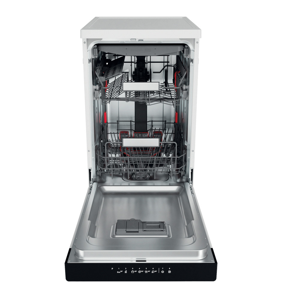 Whirlpool Umývačka riadu Voľne stojace WSFO 3O34 PF Voľne stojace D Frontal open