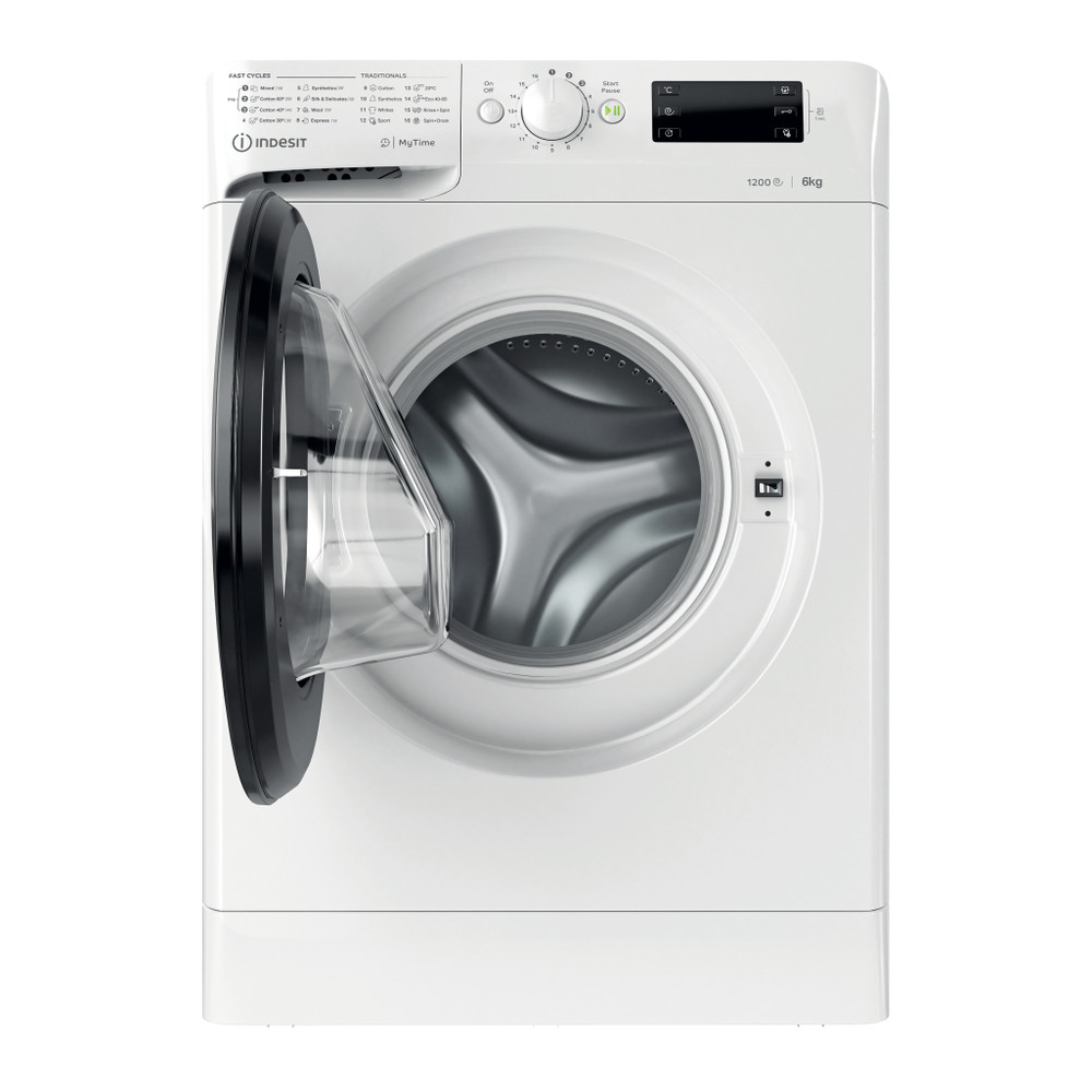 Indesit Perilica za rublje Samostojeći MTWSE 61252 WK EE Bijela Prednje punjenje F Frontal open