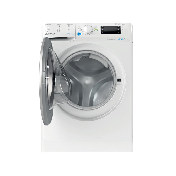 Indesit Perilica i sušilica Samostojeći BDE 861483X WS EU N Bijela Prednje punjenje Frontal open
