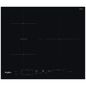 Whirlpool Table de cuisson WB B3760 BF Noir Induction vitroceramic Frontal