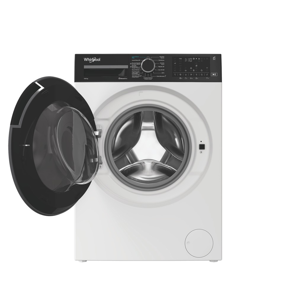 Whirlpool Lavadora secadora Libre instalación WPD 0649W SPT Blanco Cargador frontal Frontal open