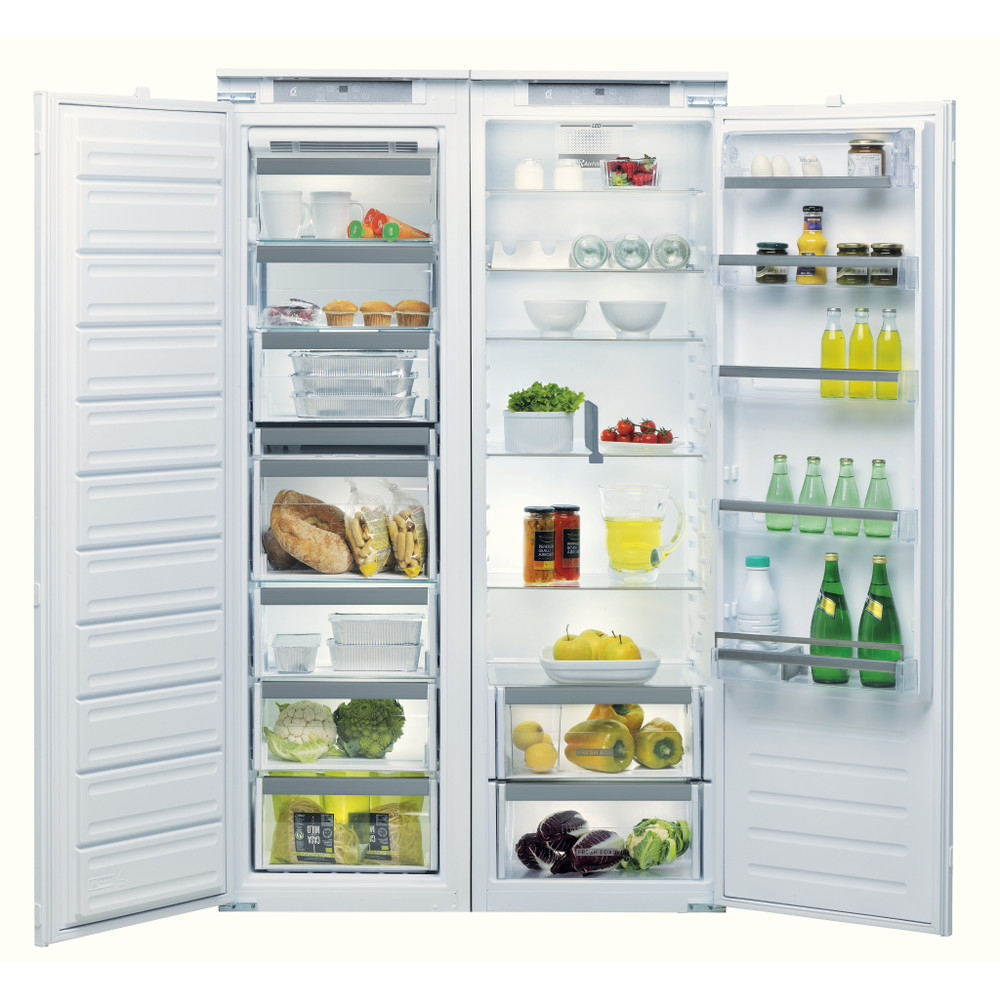 Whirlpool Congelador Encastre AFB 18412 Branco Lifestyle frontal open