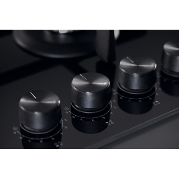Whirlpool Hob GOWL 628/NB Black Gas Lifestyle control panel