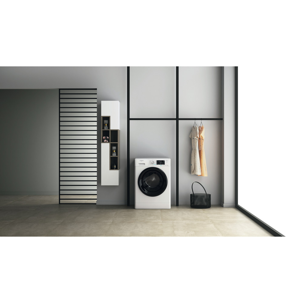 Whirlpool Pračka se sušičkou Volně stojící FFWDD 1076258 BV EU Bílá Předem plněná Lifestyle frontal
