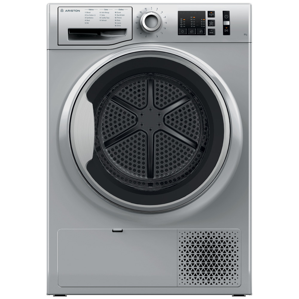 Ariston Dryer NT CM10 8BS 60Hz Silver Frontal
